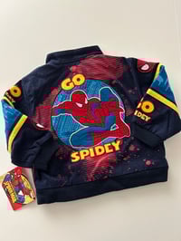 Image 2 of NWT Spiderman JH design jacket embroided 