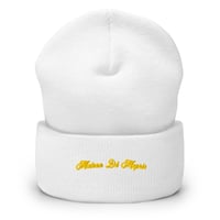 Image 4 of NEW! Embroidered "Gold Edition" Maison Dé Mépris Cuffed Beanie