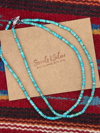 Image 1 of Turquoise Rondell Strand