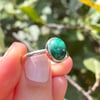 Custom malachite ring