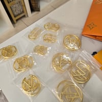 Image 2 of EXCLUSIVE GOLD HOOP EARRINGS