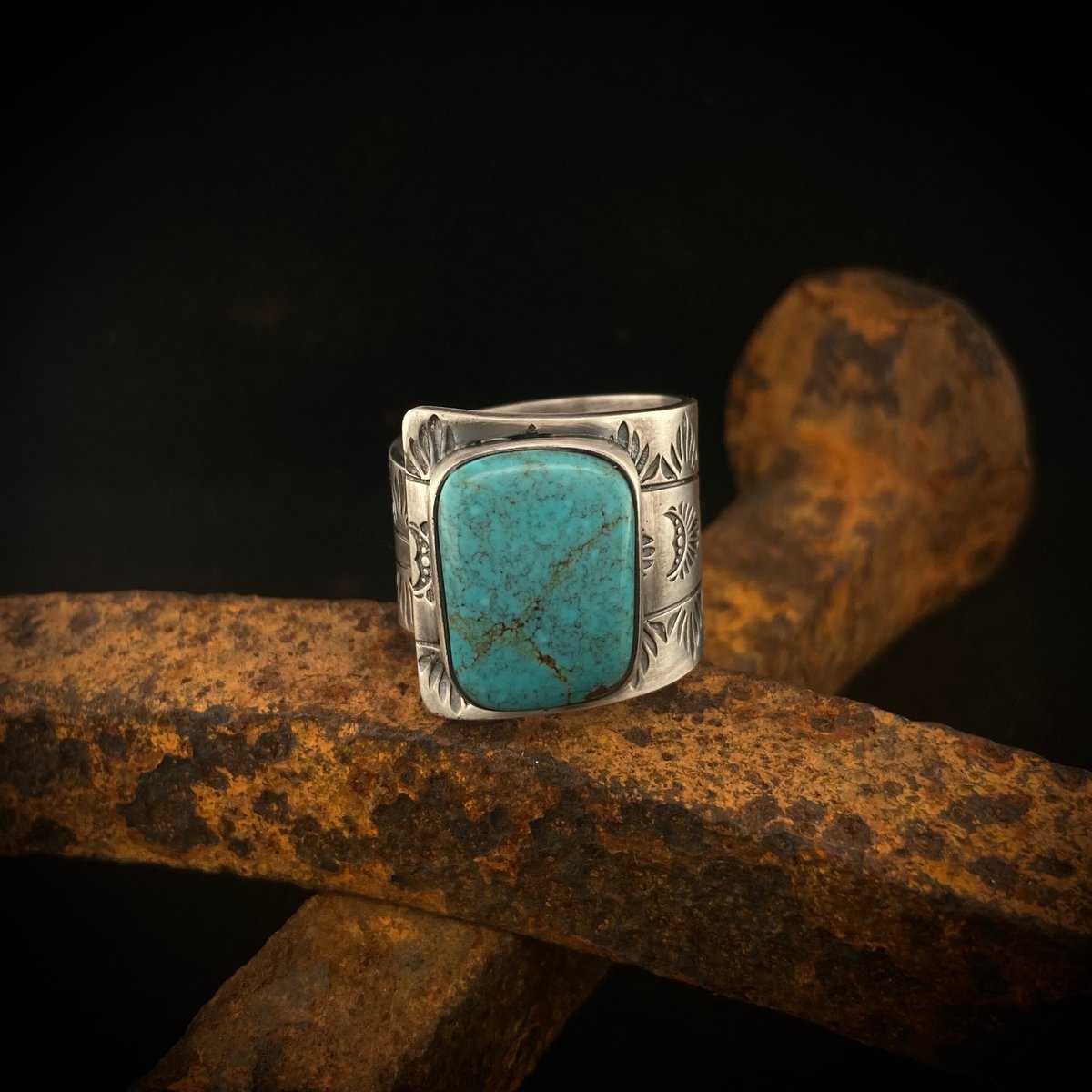 Blue Gem Turquoise Ring 2