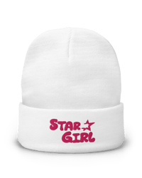 White x Pink “StarGirl” Beanie 
