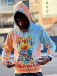 Image 1 of Out4More Halloween Tie Dye Hoodie 