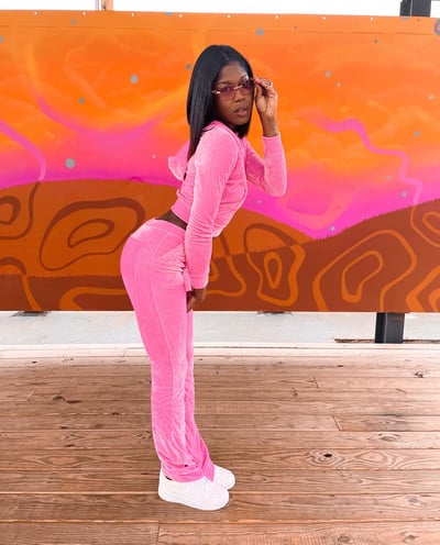 Image of Velour Me Up “Bubblegum Pink”