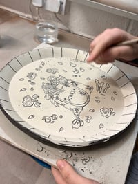 Image 8 of CLASS, your time & date, carve & paint plate, from £54 pp
