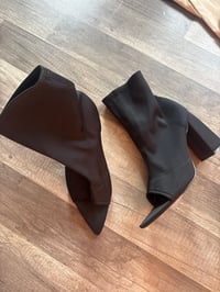 Image 1 of Black toe booties 