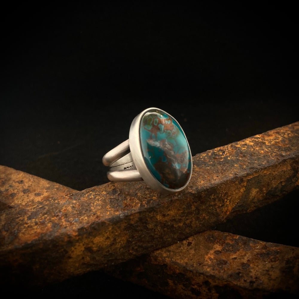 Pilot Mountain Turquoise Ring