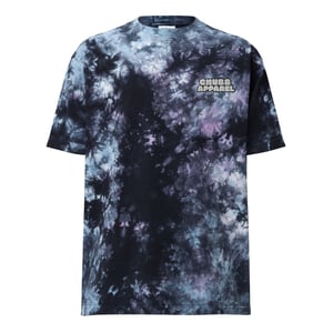 Image of Oversized Tie-Dye T-Shirts (Embroidered Logo)