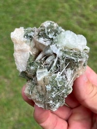Image 14 of Green Apophyllite, Scolecite & Stilbite Specimen | India #3040