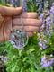 Image of Sage Blossom "U" Pendant/Necklace Sage Green Apatite 