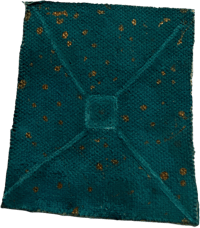 gel tab w the gold flakesssss patch