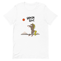 Image 1 of “Horse Girl” unisex t-shirt (with basketball)