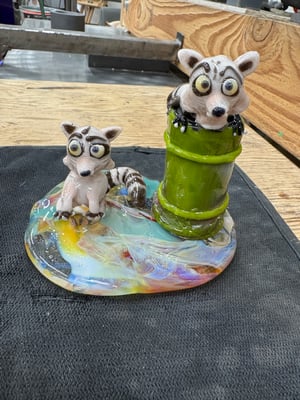 Image of Raccoons at the Park