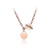  Heart Charm Pendant Necklace with Proverbs 4:23 Scripture