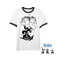 Image 1 of Koko the Clown - Out of the Inkwell Ringer T Shirt