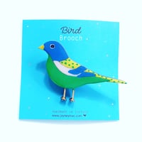 Image 4 of Colourful bird brooch