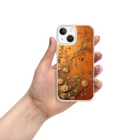 Image 16 of Baroque Goth Inspired Gold and Orange Textured Floral Look Clear Case for iPhone®