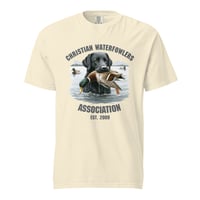 Image 4 of Christian Waterfowlers Black Lab Mallard Unisex garment-dyed heavyweight t-shirt 