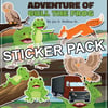 Adventure of Bull the Frog - Sticker Pack
