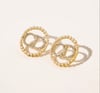CD Gold plated Earring 
