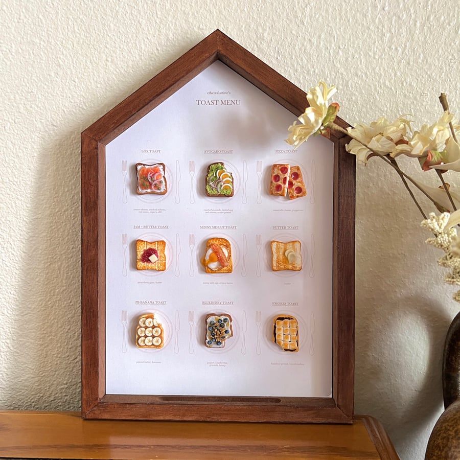 Image of 'TOAST' Menu Frame