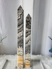 Image 1 of XL Striped Calcite Crystal Towers - 2 Styles