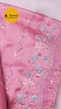 Image 3 of Binisha Light Pink_Soft Sequin Saree 
