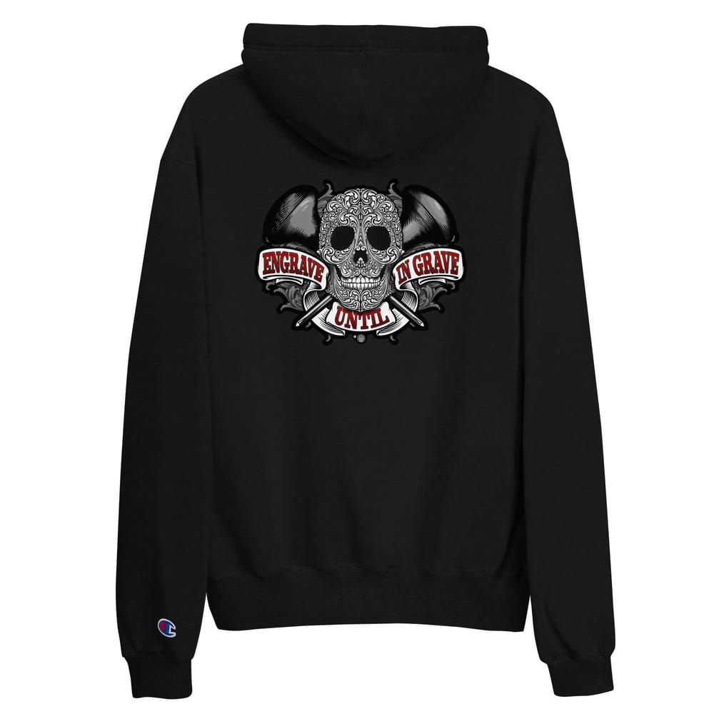 Engrave Until In Grave Champion Hoodie