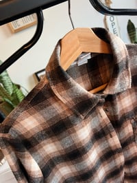 Image 3 of Plaid soft button up