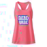 Image 7 of Bead Babe Women’s fitted racerback tank top