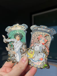 Image 4 of Der Schriftsteller und die tanzende Ente enamel pin set 