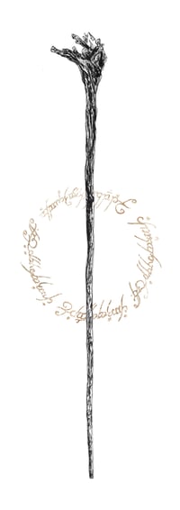 Image 4 of LOTR Weapon Selection 4 - Gandalf: Grey Staff, White Staff, Sword