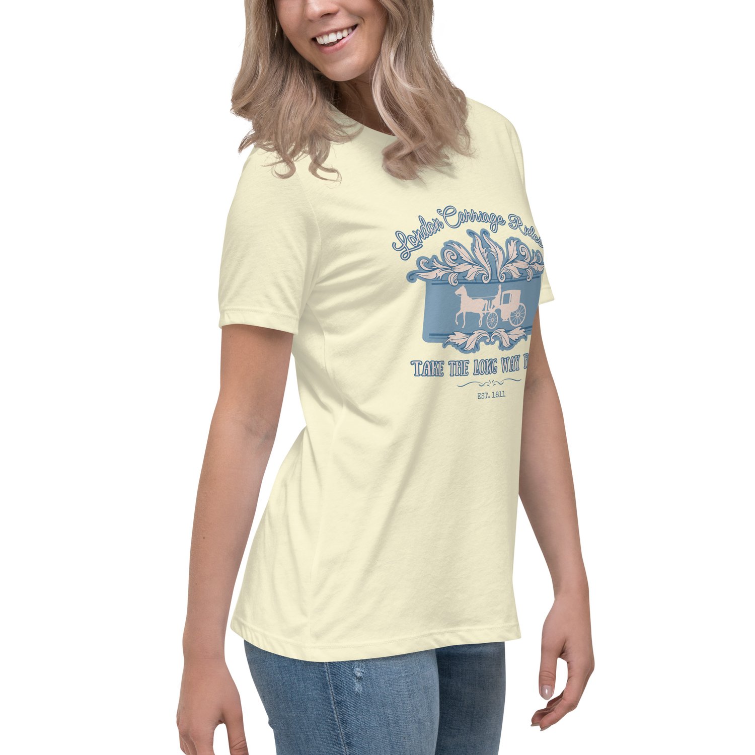 Image of Women's Relaxed T-Shirt Carriage rides Bridgerton inspired