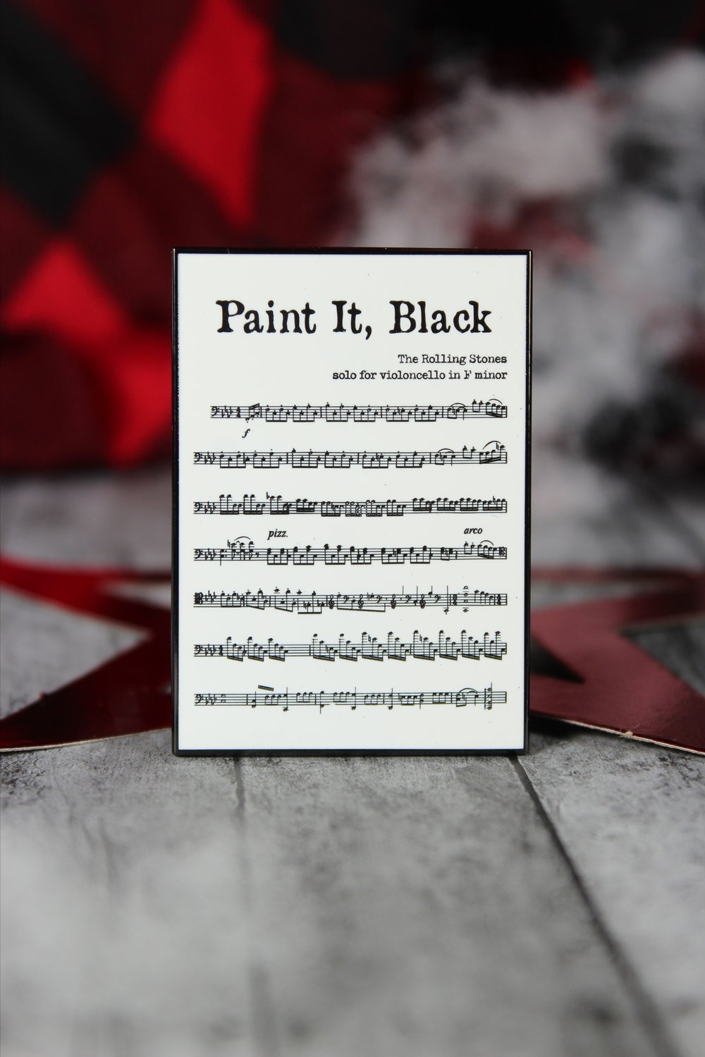 Image of Wednesday's Paint It, Black Sheet Music For Cello
