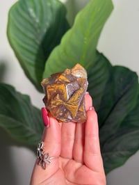 Image 1 of NATURAL RAINBOW IRIDESCENT CUBIC FLUORITE -CHINA- T