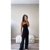 Black Ruched Side Co Ord 