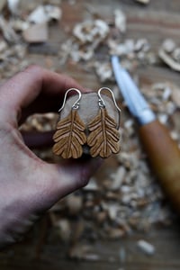 Image 1 of Oak leaf Earrings..