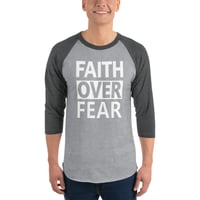 Image 2 of Faith Over Fear Classic Raglan Shirt