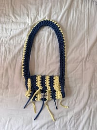 Image 3 of SAC MINI SIFRINA BICOLORE BLEU/JAUNE
