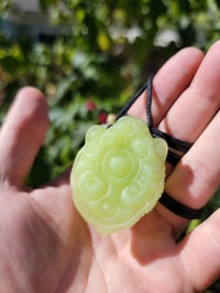 Image 2 of Uv "Jade" Lion head Pendant