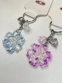 Image 2 of Flower charm keychain