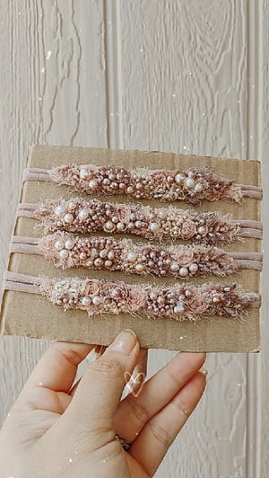 Image of Becky fancy tiebacks Mauves