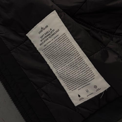 Image of AW 2017 Stone Island Soft Shell Gilet, size large.