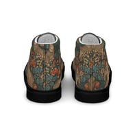 Image 4 of Boho Nature Cottagecore Inspired Deer in The Forest Women’s high top canvas shoes