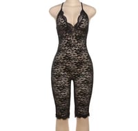 Image 3 of “Well Wishes” Lace Trim Spaghetti Jumper