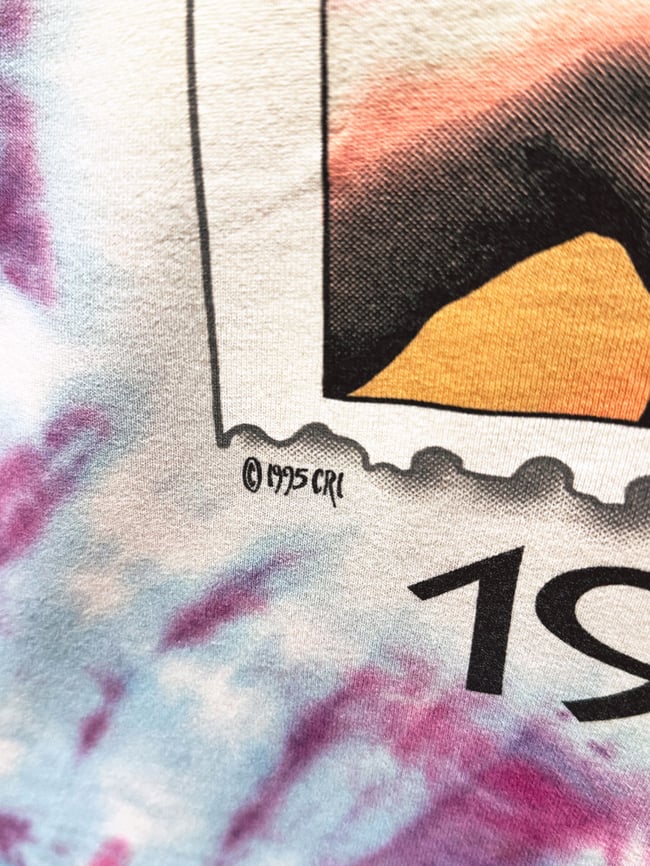 Grateful Dead 1995 Jerry Stamp T-Shirt - Size XL