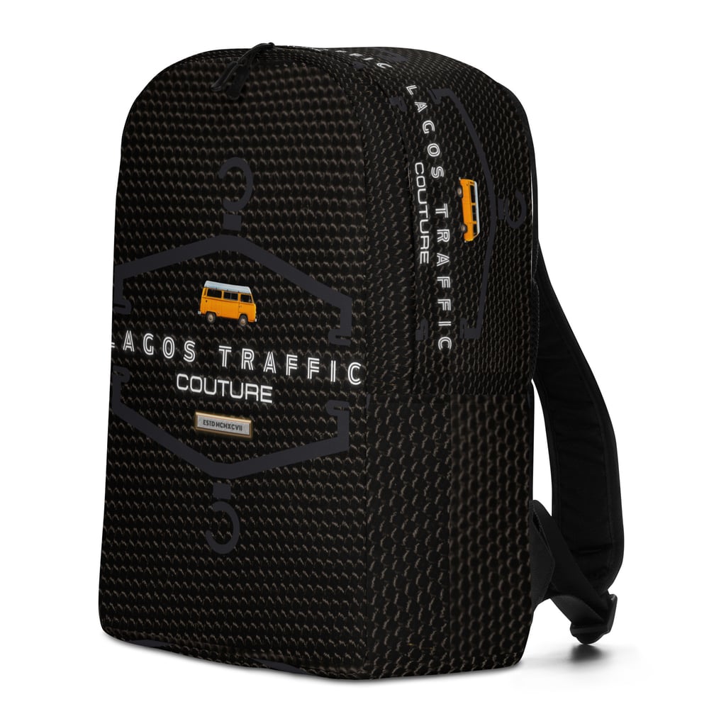 LAGOS TRAFFIC COUTURE LAPTOP TRAVELER'S BACKPACK (LTC LOGO II)