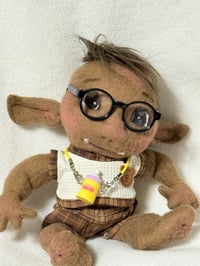 Image 3 of Herschel, Little Bitty Troll with Glasses