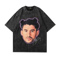 Bad Bunny oversized washed vintage shirt 